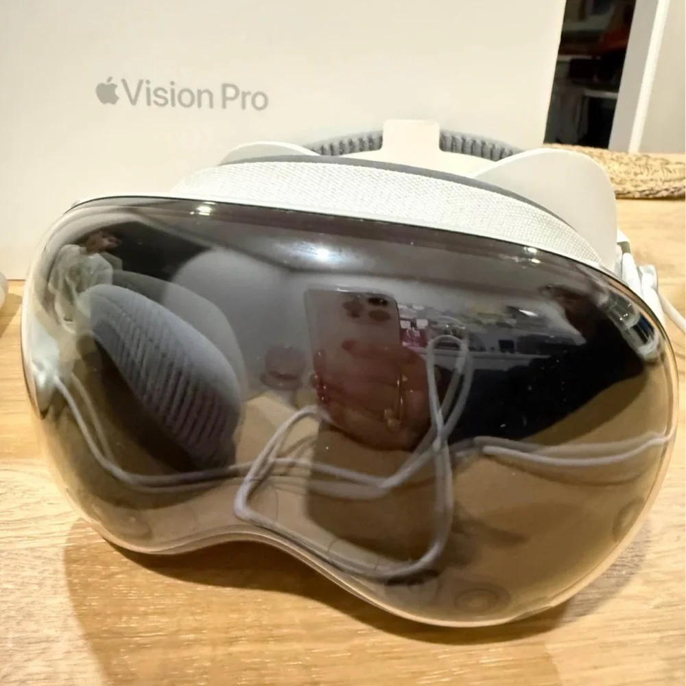 Apple VR Headset - Gray and White